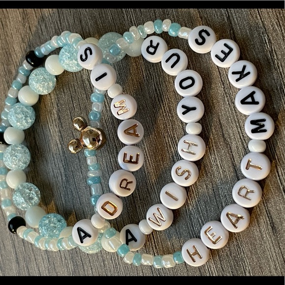 A Dream Is A Wish Your Heart Makes Disney Inspired Princess Theme Bracelets - Picture 3 of 6